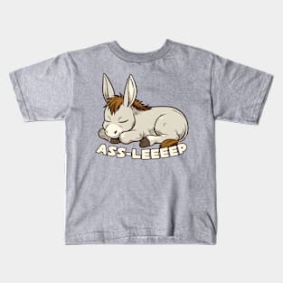 Tired donkey Kids T-Shirt